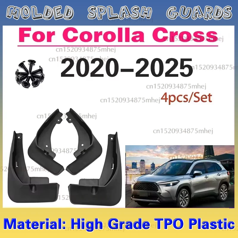 Mud Flaps For Toyota Corolla Cross 2020 2021 2022 2025 Splash Guards Fender MudFlaps Front Rear Mudguards Car Accessories
Mud Flaps For Toyota Corolla Cross 2020 2021 2022 2025 Splash Guards Fender MudFlaps Front Rear Mudguards Car Accessories