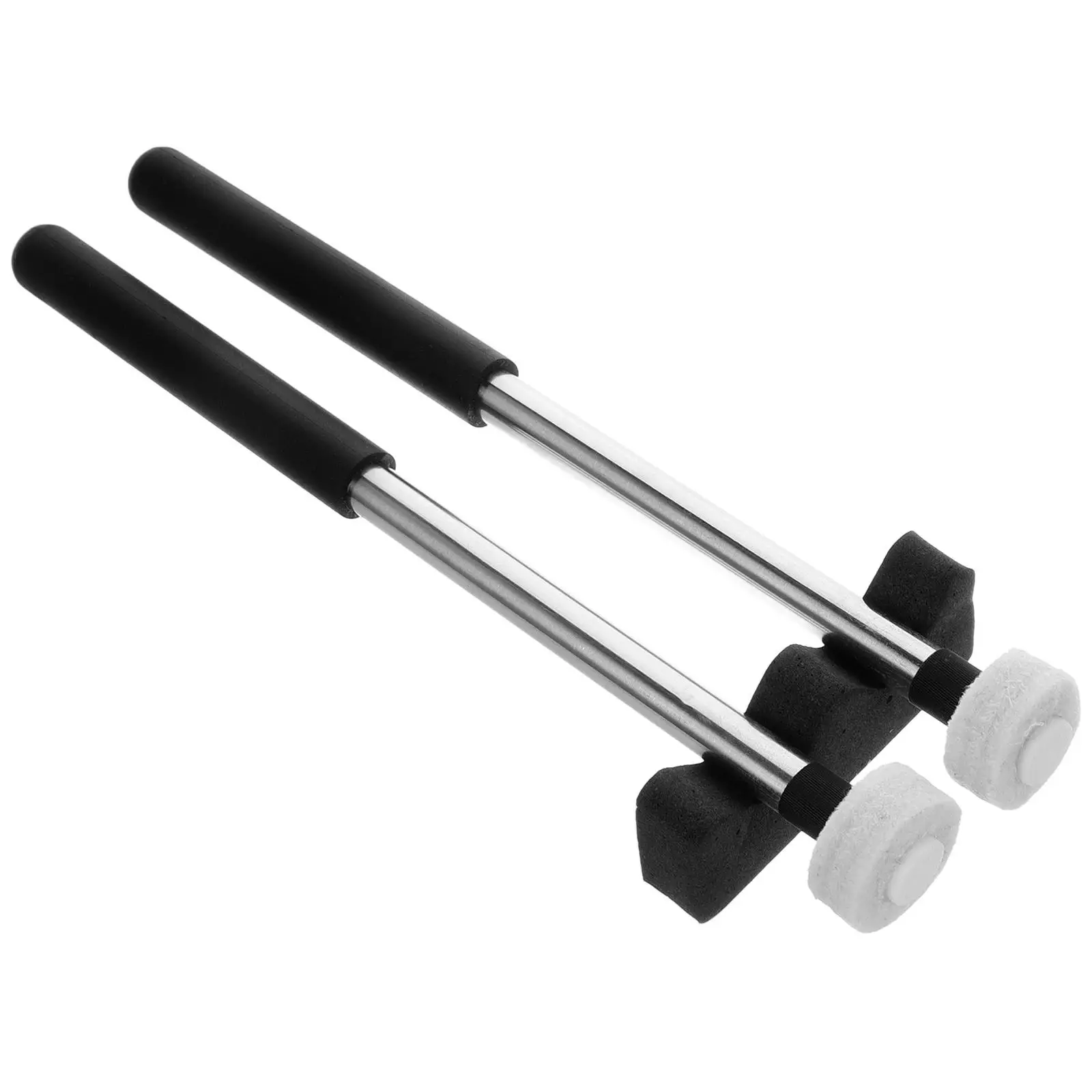 2pcs Drum Mallets Sticks Double Sided Felt Hand Pan Kids Cymbals Sound Bowl Strikers Percussion Xylophone Marimba Drumstick
2pcs Drum Mallets Sticks Double Sided Felt Hand Pan Kids Cymbals Sound Bowl Strikers Percussion Xylophone Marimba Drumstick