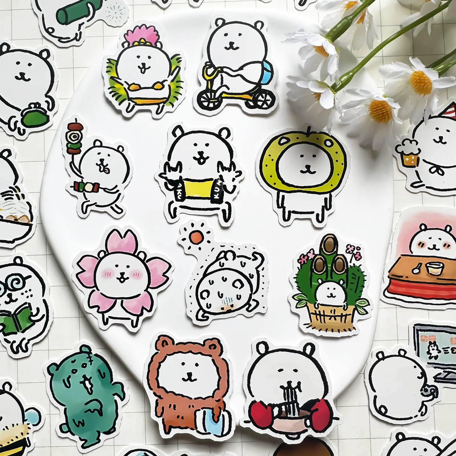 Cute Joke Bear Four Season Daily Small Stickers for Journal Phone Computer DIY Decoration
Cute Joke Bear Four Season Daily Small Stickers for Journal Phone Computer DIY Decoration