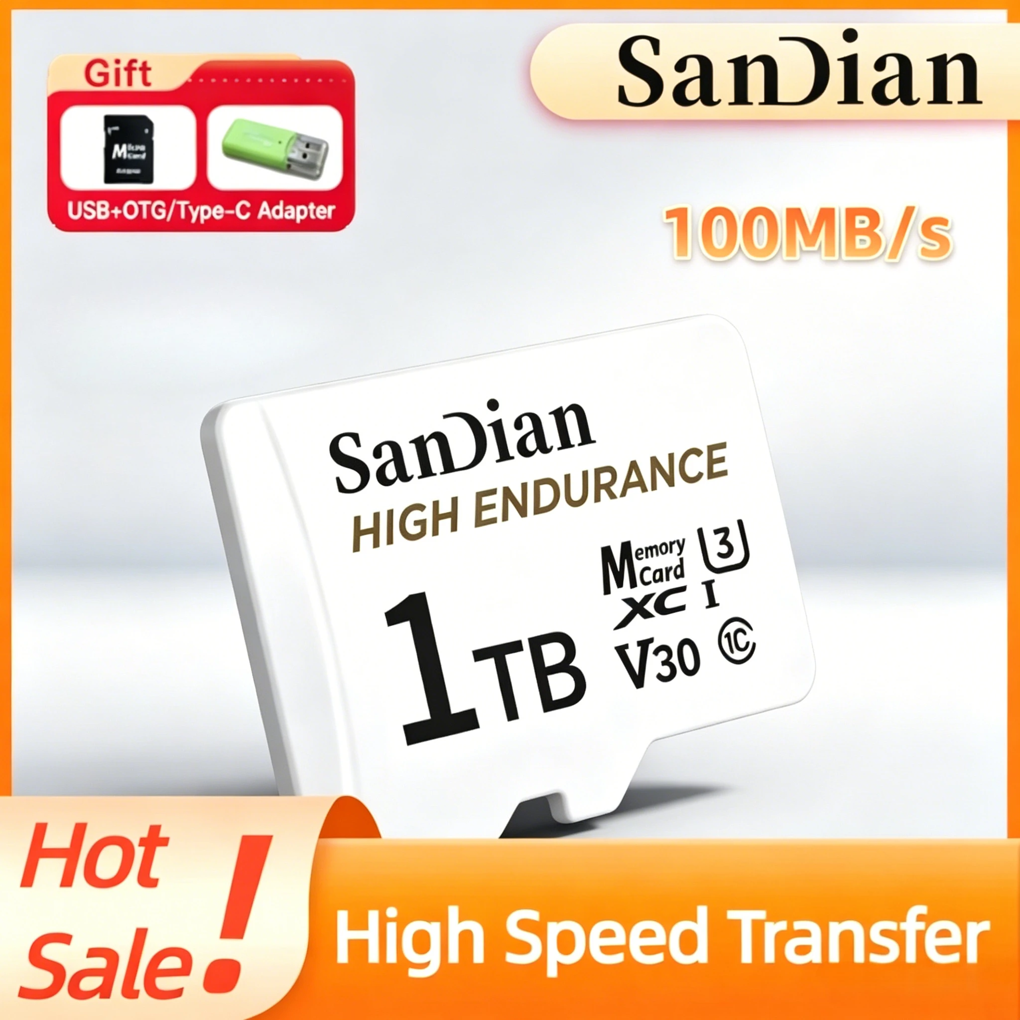 High Quality Endurance micro Tf SD Card V30 U3 C10 Professional Memory card for dash cam or home monitoring 128GB
High Quality Endurance micro Tf SD Card V30 U3 C10 Professional Memory card for dash cam or home monitoring 128GB