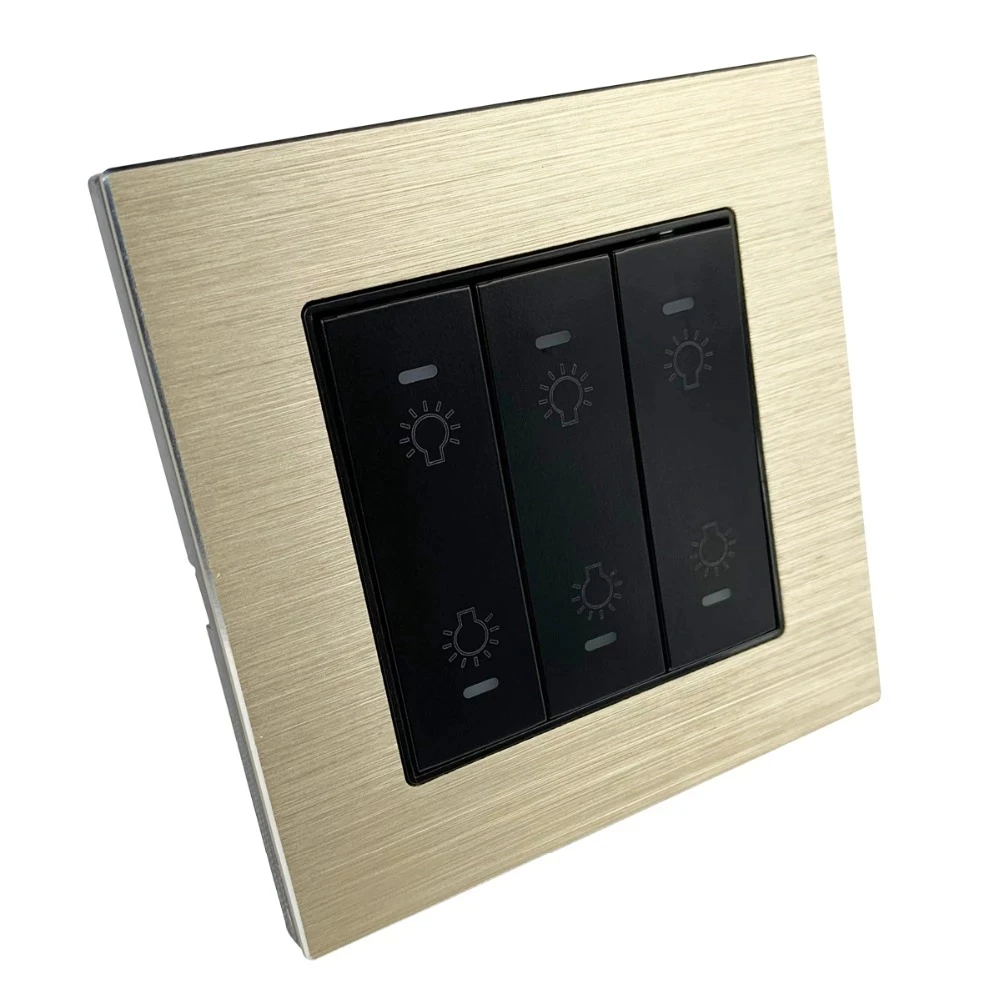 1 2 3 4 5 6 Gang Wall Reset Switch 86 Module with Led Brushed for Kc868 Smart Home Control System
1 2 3 4 5 6 Gang Wall Reset Switch 86 Module with Led Brushed for Kc868 Smart Home Control System