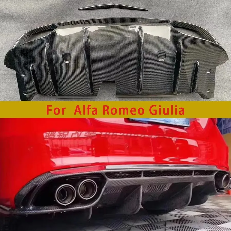 Для Alfa Romeo Giulia углеродное волокно автомобильный задний бампер диффузор задние сплиттеры спойлер задняя губа кузовный комплект 
Для Alfa Romeo Giulia углеродное волокно автомобильный задний бампер диффузор задние сплиттеры спойлер задняя губа кузовный комплект
