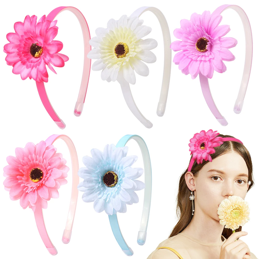 1cm Plant Flower Headband Girls Solid Color Barberton daisy Beauty HairBand for Women Birthday Party Hair Accessories Gift
1cm Plant Flower Headband Girls Solid Color Barberton daisy Beauty HairBand for Women Birthday Party Hair Accessories Gift