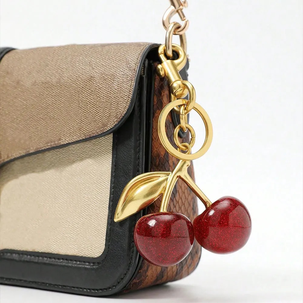 Fashion Delicious Red Cherry Red Apple Keychain Summer Fruit Cherry Pendant Key Ring Women Men Jewelry Bag Key Accessories Gift
Fashion Delicious Red Cherry Red Apple Keychain Summer Fruit Cherry Pendant Key Ring Women Men Jewelry Bag Key Accessories Gift