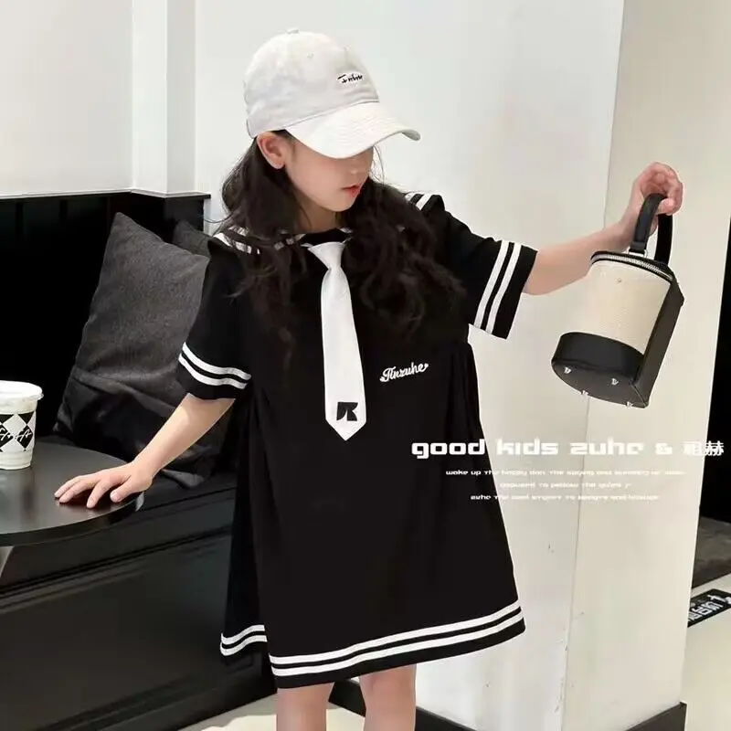 Girl Dress 2024 New Summer Western Style College Navy Leading Fashionable Comfortable
Girl Dress 2024 New Summer Western Style College Navy Leading Fashionable Comfortable