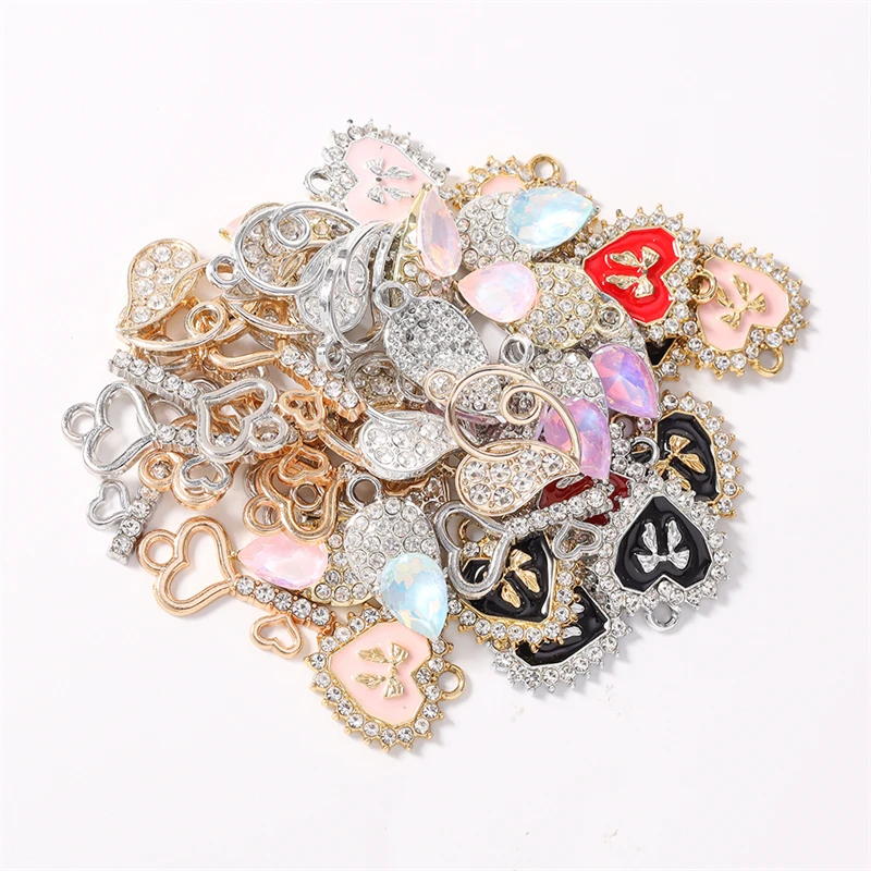 Duarte 20Pcs/Lot Cute Crystal Metal Love Heart Key Charms Pendants for Making Necklaces Earrings DIY Crafts Jewelry Accessories
Duarte 20Pcs/Lot Cute Crystal Metal Love Heart Key Charms Pendants for Making Necklaces Earrings DIY Crafts Jewelry Accessories
