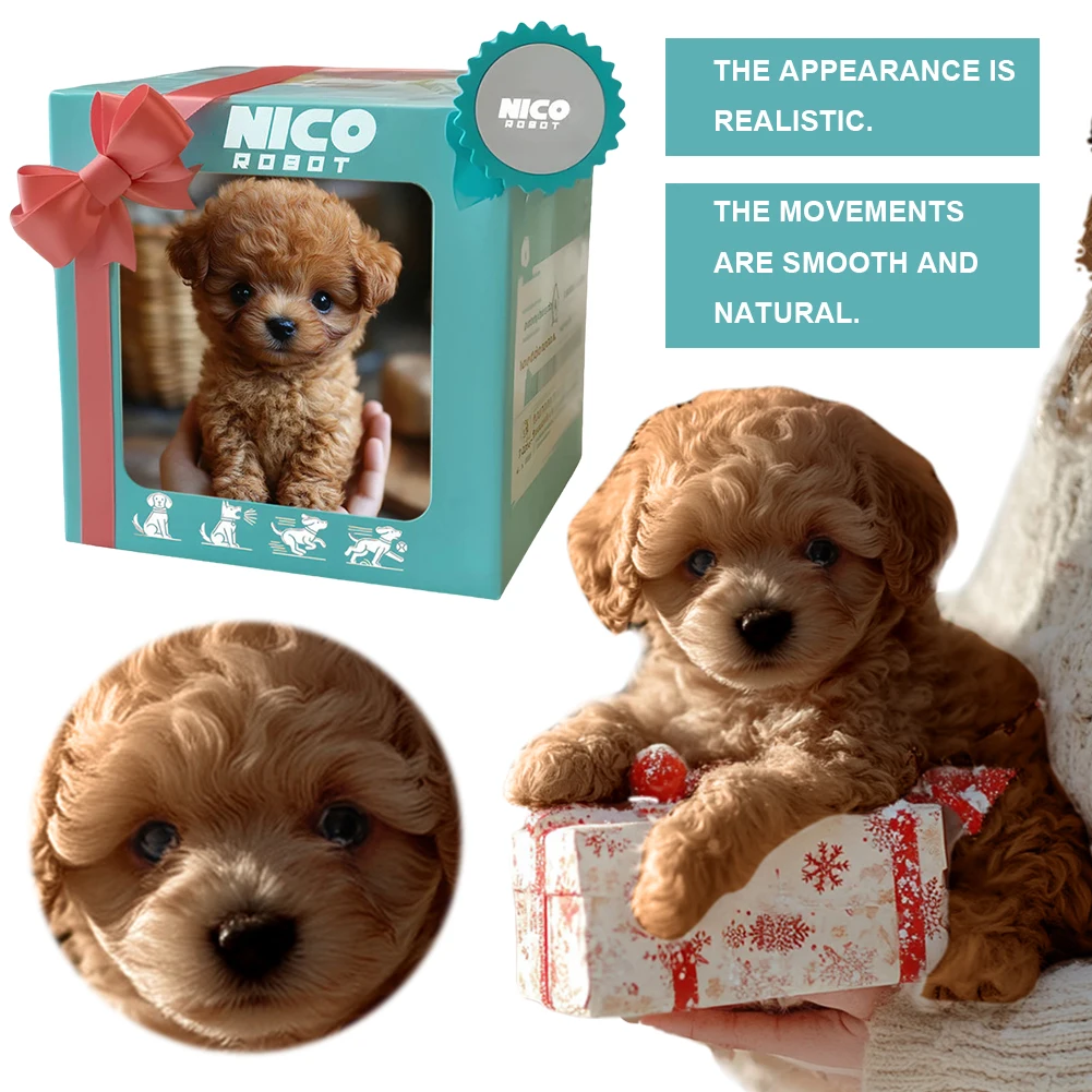 Электронный робот-собака, интерактивная плюшевая игрушка для щенка, как настоящий щенок, милая прогулочная собака, лайщий хвост, Wagging для детей, подарки
Электронный робот-собака, интерактивная плюшевая игрушка для щенка, как настоящий щенок, милая прогулочная собака, лайщий хвост, Wagging для детей, подарки