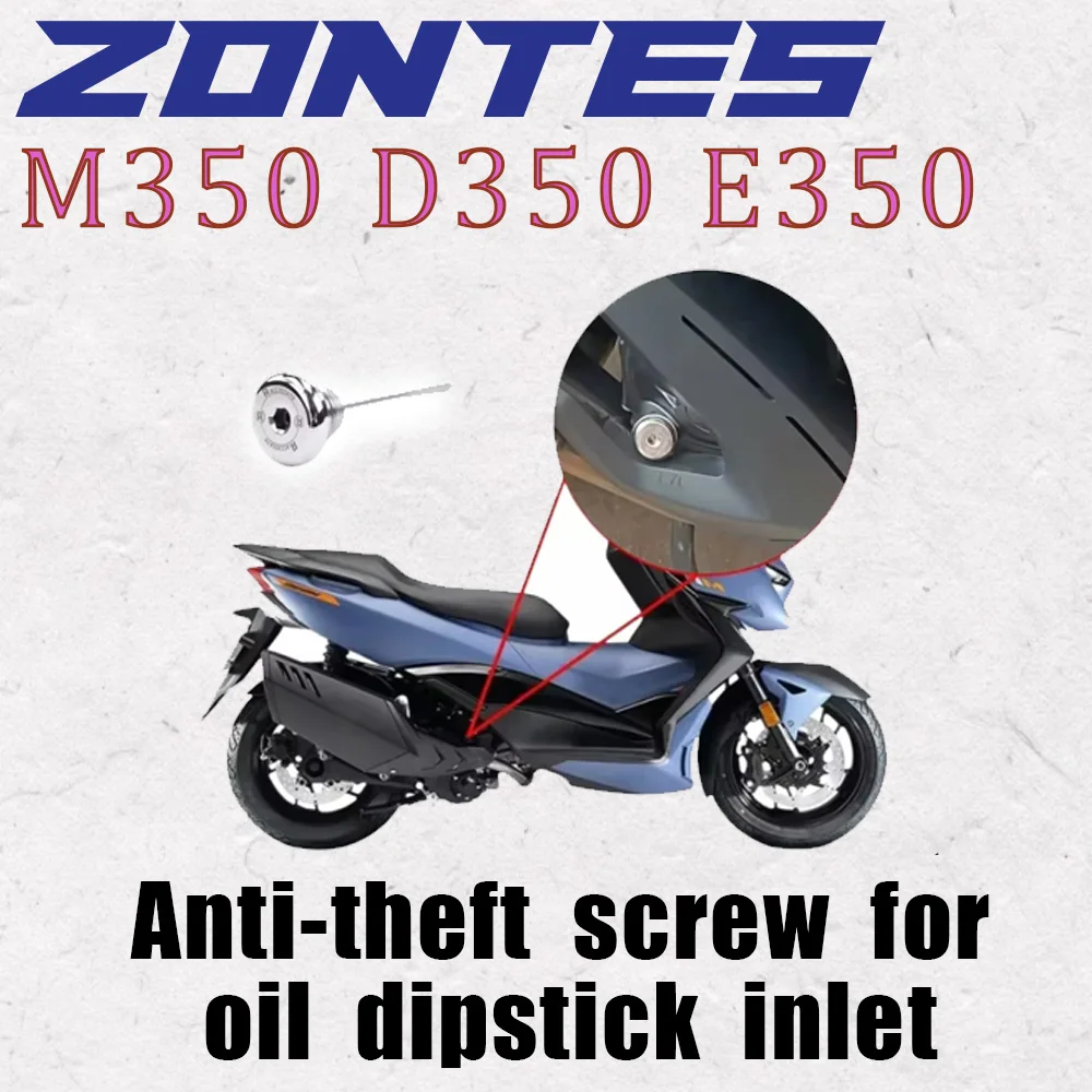 For ZONTES 350E 350D 350M Customized Anti-theft Screw Cap Scale Cover Oil Dipstick Oil Inlet For M350 D350 E350 350 D E
For ZONTES 350E 350D 350M Customized Anti-theft Screw Cap Scale Cover Oil Dipstick Oil Inlet For M350 D350 E350 350 D E
