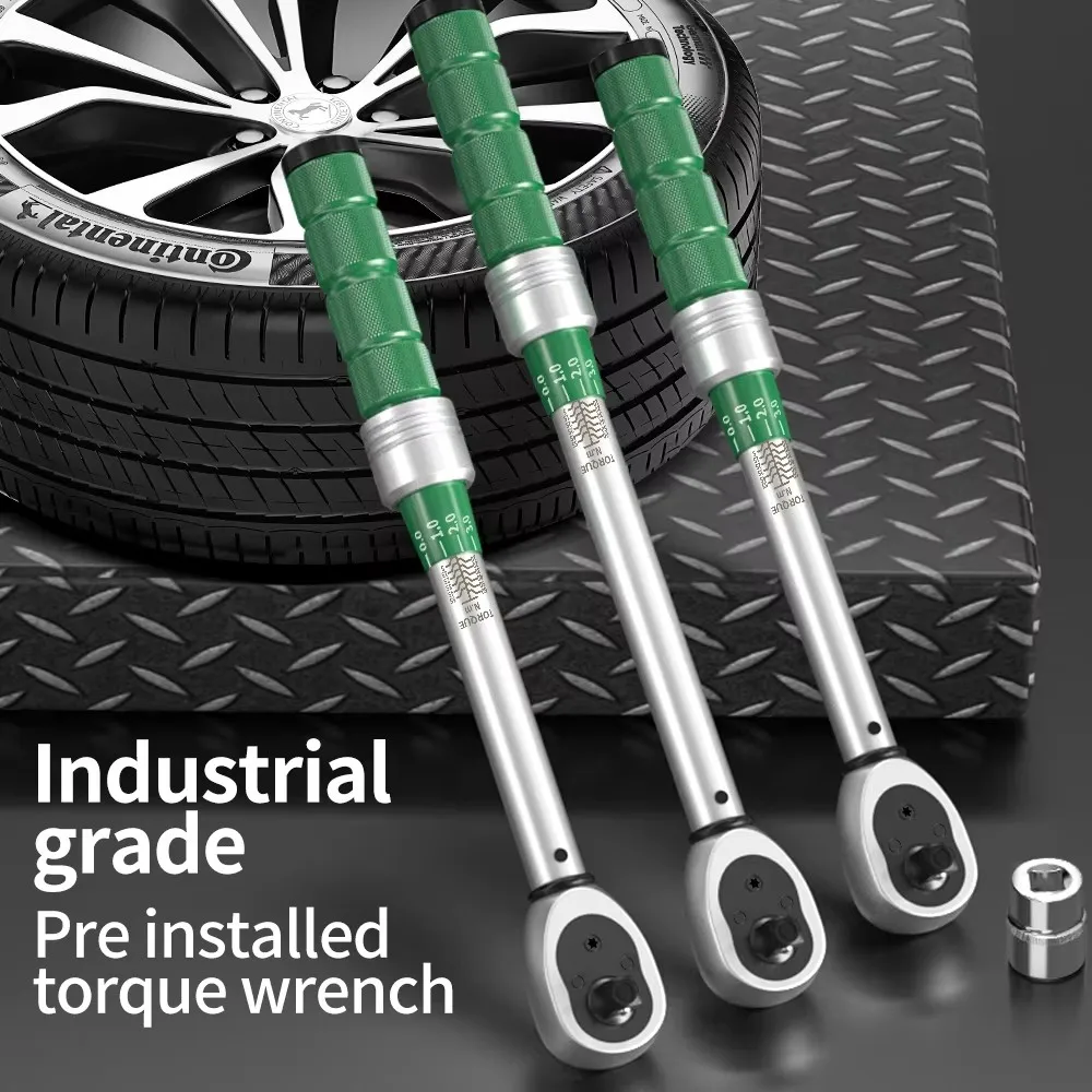 2.5-30N.m 10-120N.m 50-350N.m Torque Wrench 1/4 3/8 1/2 inch square head torque key ±3% High Accuracy Torque Wrench Professional
2.5-30N.m 10-120N.m 50-350N.m Torque Wrench 1/4 3/8 1/2 inch square head torque key ±3% High Accuracy Torque Wrench Professional