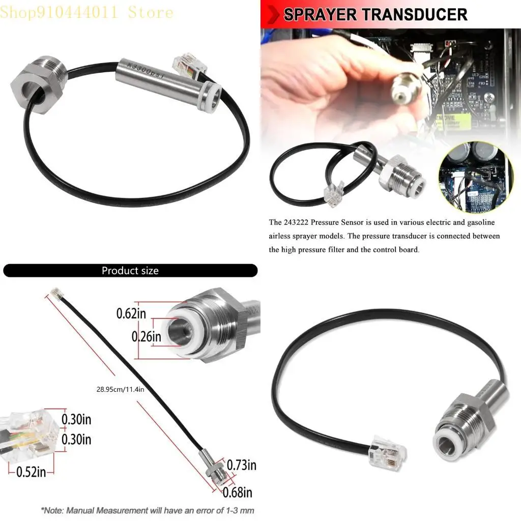 28GF Solid Nonrust Steel Pressure Sensors For Airless Paint Sprayers Fit With Electric Gasolines Models
28GF Solid Nonrust Steel Pressure Sensors For Airless Paint Sprayers Fit With Electric Gasolines Models