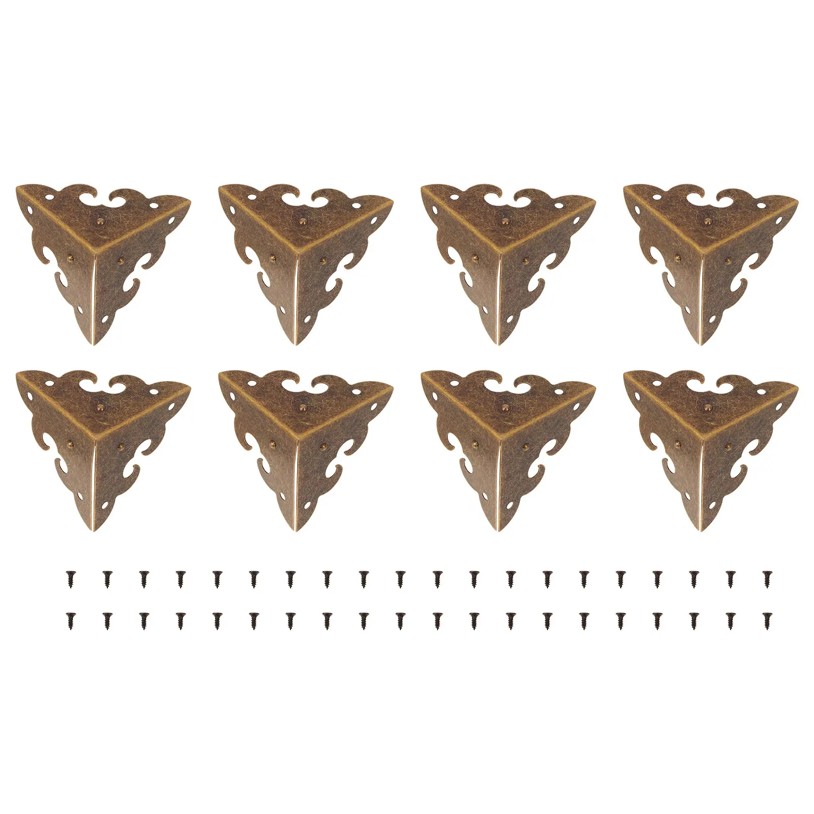 8pcs Retro Furniture Corner Protective Corners Decorative Wooden Box Legs Bronze Gift Case Leg For Wardrobe Jewelry Box
8pcs Retro Furniture Corner Protective Corners Decorative Wooden Box Legs Bronze Gift Case Leg For Wardrobe Jewelry Box