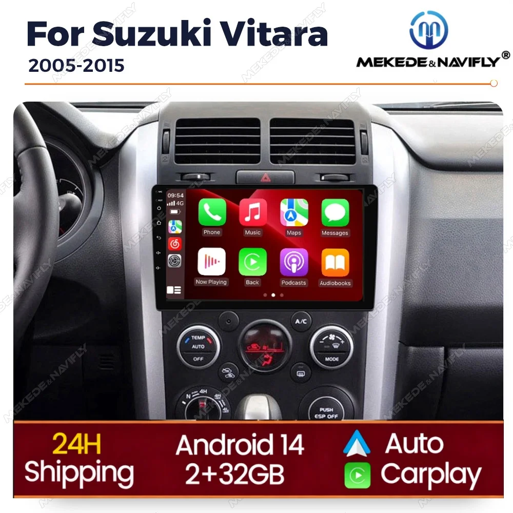 IPS Screen Car Play Android Auto For Suzuki Grand Vitara 3 2005-2015 Wireless Carplay GPS Car Radio Stereo Multimedia Player DSP
IPS Screen Car Play Android Auto For Suzuki Grand Vitara 3 2005-2015 Wireless Carplay GPS Car Radio Stereo Multimedia Player DSP