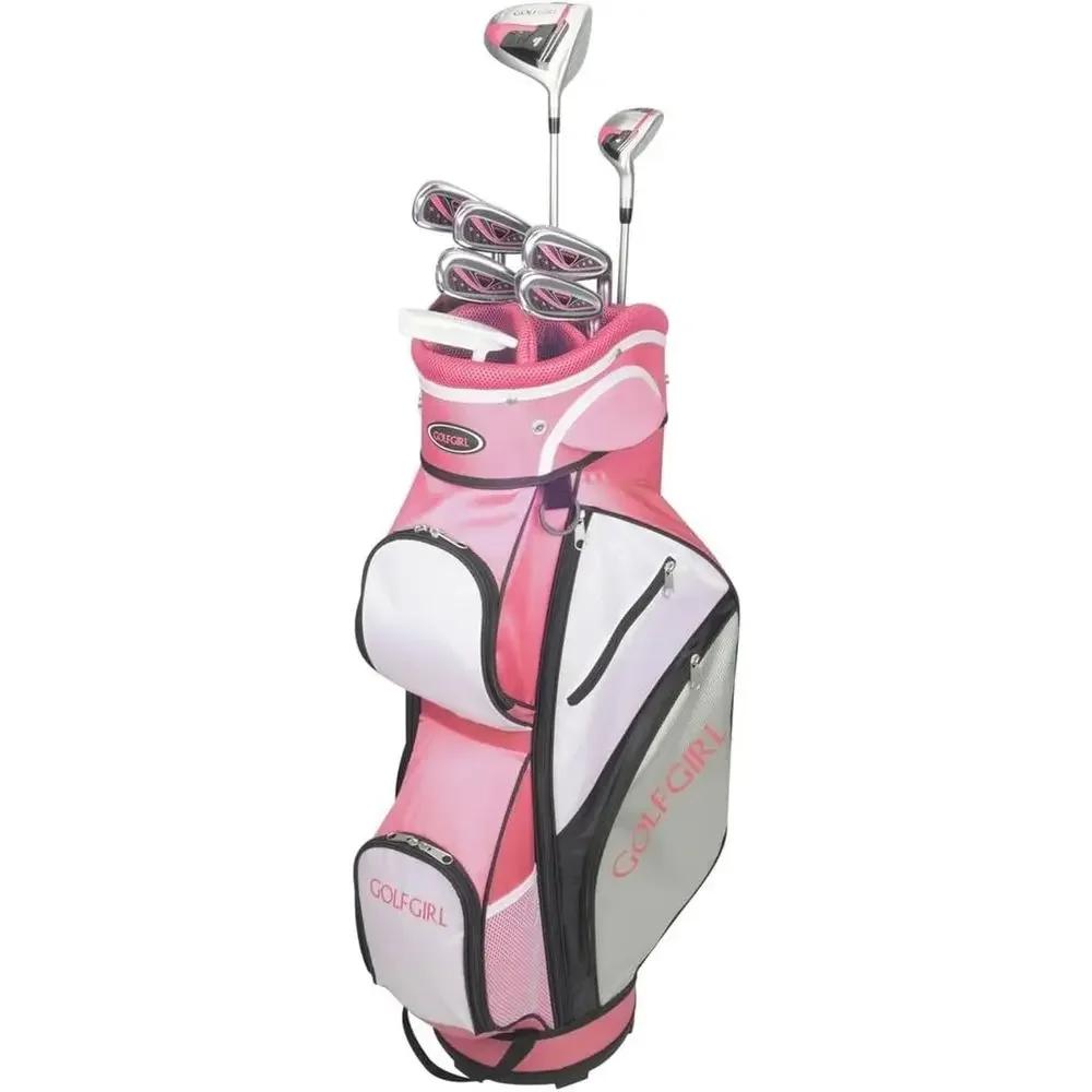 Petite Women's Golf Club Set with Cart Bag, All Graphite Shafts, Right-Handed
Petite Women's Golf Club Set with Cart Bag, All Graphite Shafts, Right-Handed