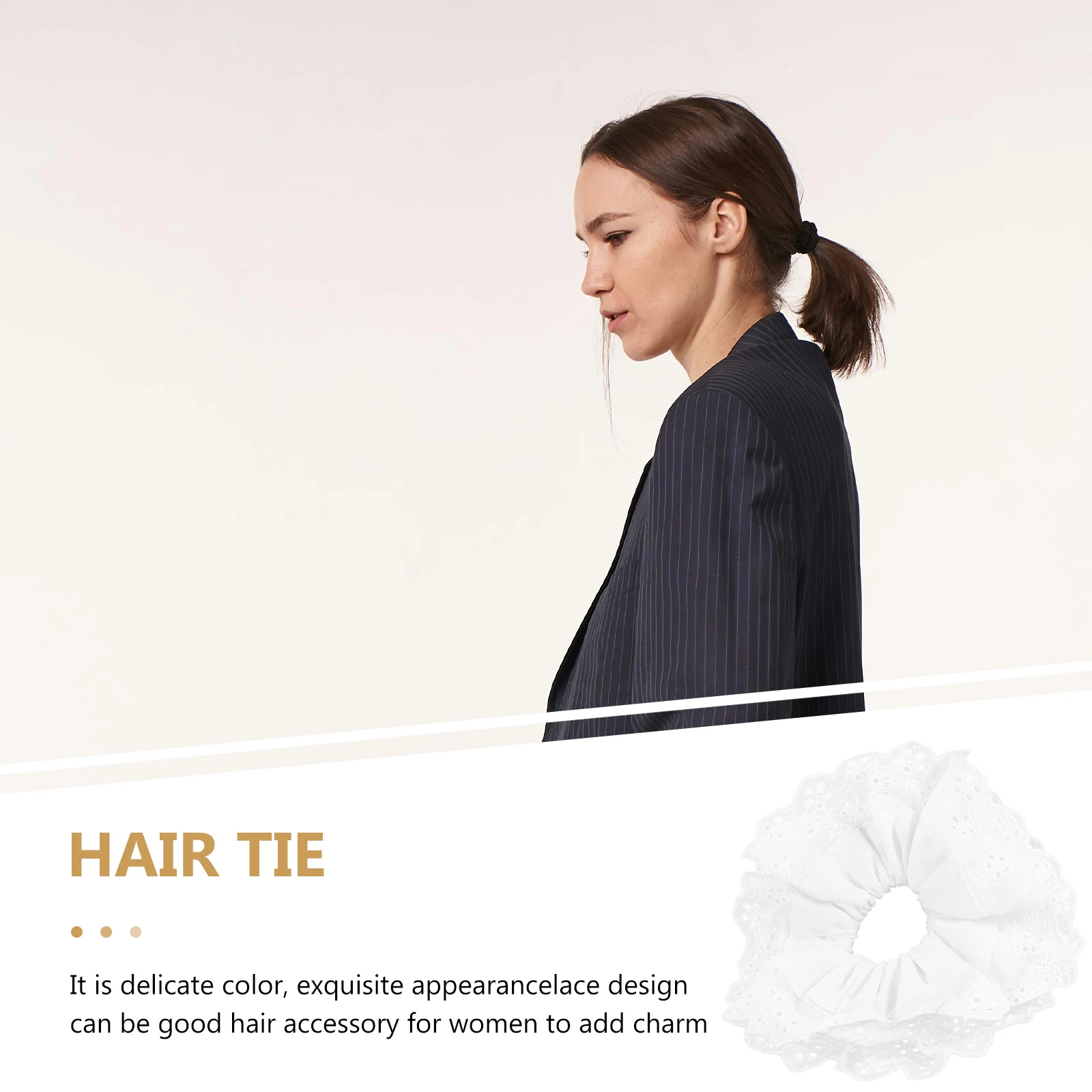 Double Layer Lace Rings 18cm Black White Hair Scrunchies Elastic Ponytail Holders Women Girls Hair Accessories Practical
Double Layer Lace Rings 18cm Black White Hair Scrunchies Elastic Ponytail Holders Women Girls Hair Accessories Practical