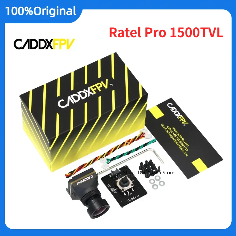 CADDX Ratel Pro FPV Camera 1/ 3/ 5PC 1500TVL 2.1mm Lens 16:9/4:3 NTSC/PAL FOV125° Blacklight Night Vision Camera For RC Drone
CADDX Ratel Pro FPV Camera 1/ 3/ 5PC 1500TVL 2.1mm Lens 16:9/4:3 NTSC/PAL FOV125° Blacklight Night Vision Camera For RC Drone