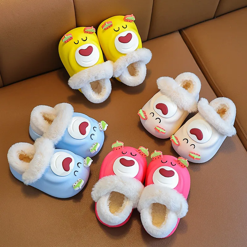 Kids'Slippers House Shoes Cartoon Lotso Winter Shoes EVA For Children Warm Anti-slip Soft Bottom Blue Red Shoes Size 24-41
Kids'Slippers House Shoes Cartoon Lotso Winter Shoes EVA For Children Warm Anti-slip Soft Bottom Blue Red Shoes Size 24-41