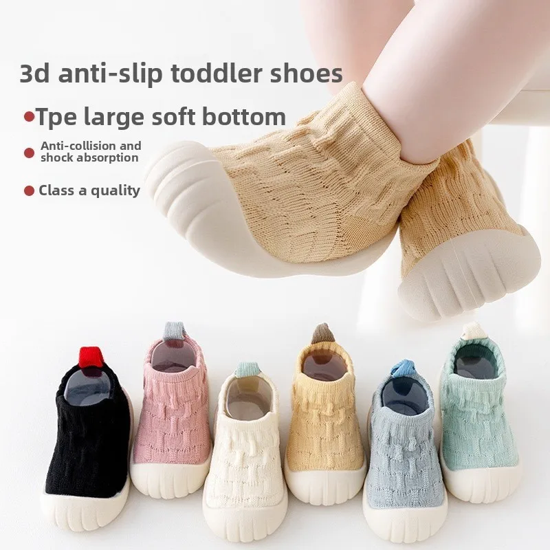 2026 Summer New Combed Cotton Anti slip and Breathable Children's Soft Sole Shoes Baby Walking Shoes Mesh Faced Baby Floor Socks
2026 Summer New Combed Cotton Anti slip and Breathable Children's Soft Sole Shoes Baby Walking Shoes Mesh Faced Baby Floor Socks