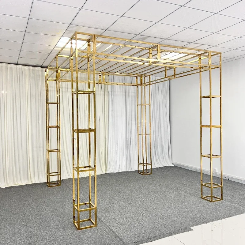 Fancy Shinny Gold Stainless Steel Flower Wall Backdrop Metal Wedding Stage Decor Arch Backdrop For Parties
Fancy Shinny Gold Stainless Steel Flower Wall Backdrop Metal Wedding Stage Decor Arch Backdrop For Parties