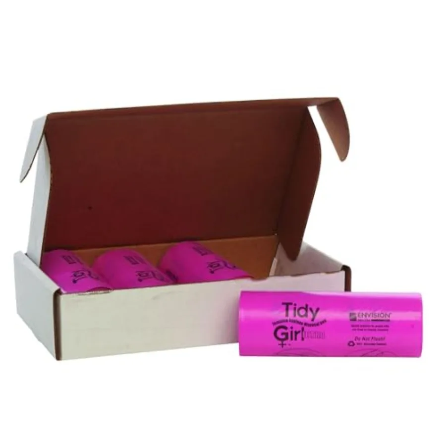 by Envision TGUF TidyGirl Feminine Disposal Bag Refills Antimicrobial additive Odor control 30% recycled content Made in Americ
by Envision TGUF TidyGirl Feminine Disposal Bag Refills Antimicrobial additive Odor control 30% recycled content Made in Americ