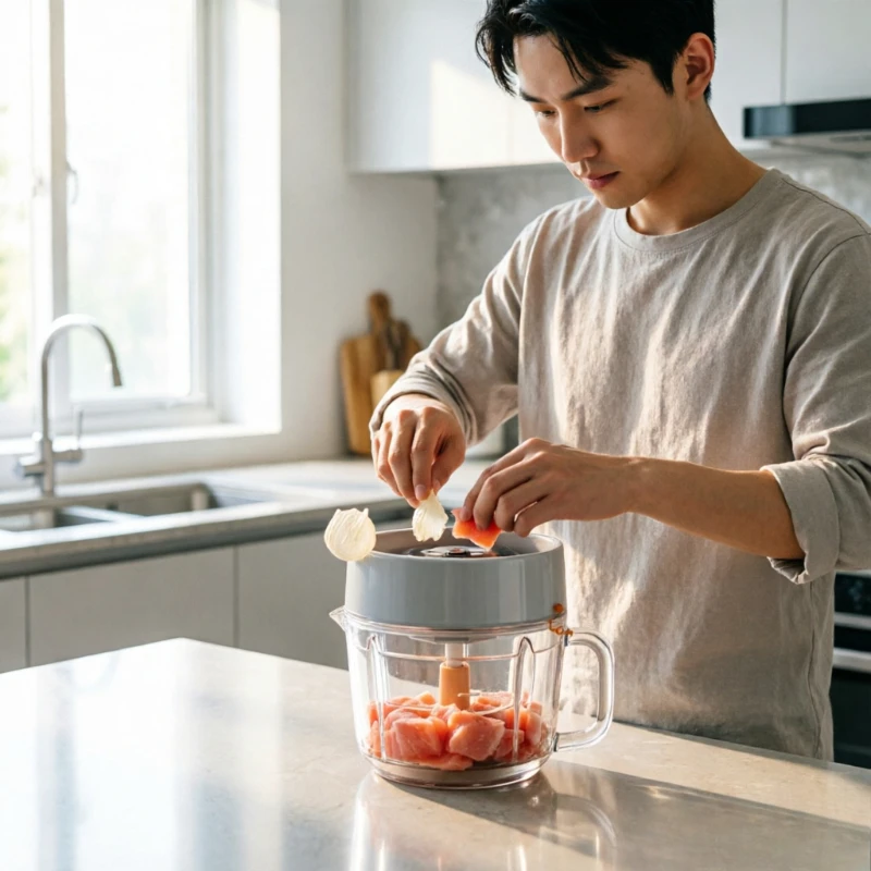 Multifunctional Electric Food Chopper, Meat Grinder & Vegetable Blender for Home Kitchen, Adjustable Thickness Easy Clean
Multifunctional Electric Food Chopper, Meat Grinder & Vegetable Blender for Home Kitchen, Adjustable Thickness Easy Clean