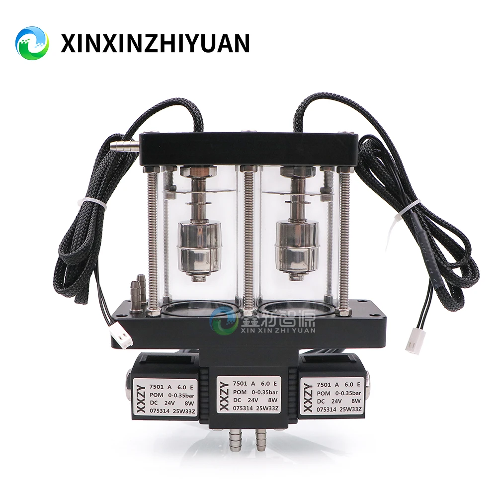Inkjet Printer Starfire 1024 Head Dual Circulation Glass Ink Cartridge with Solenoid Valve for Textile Printing Machine Sub Tank
Inkjet Printer Starfire 1024 Head Dual Circulation Glass Ink Cartridge with Solenoid Valve for Textile Printing Machine Sub Tank