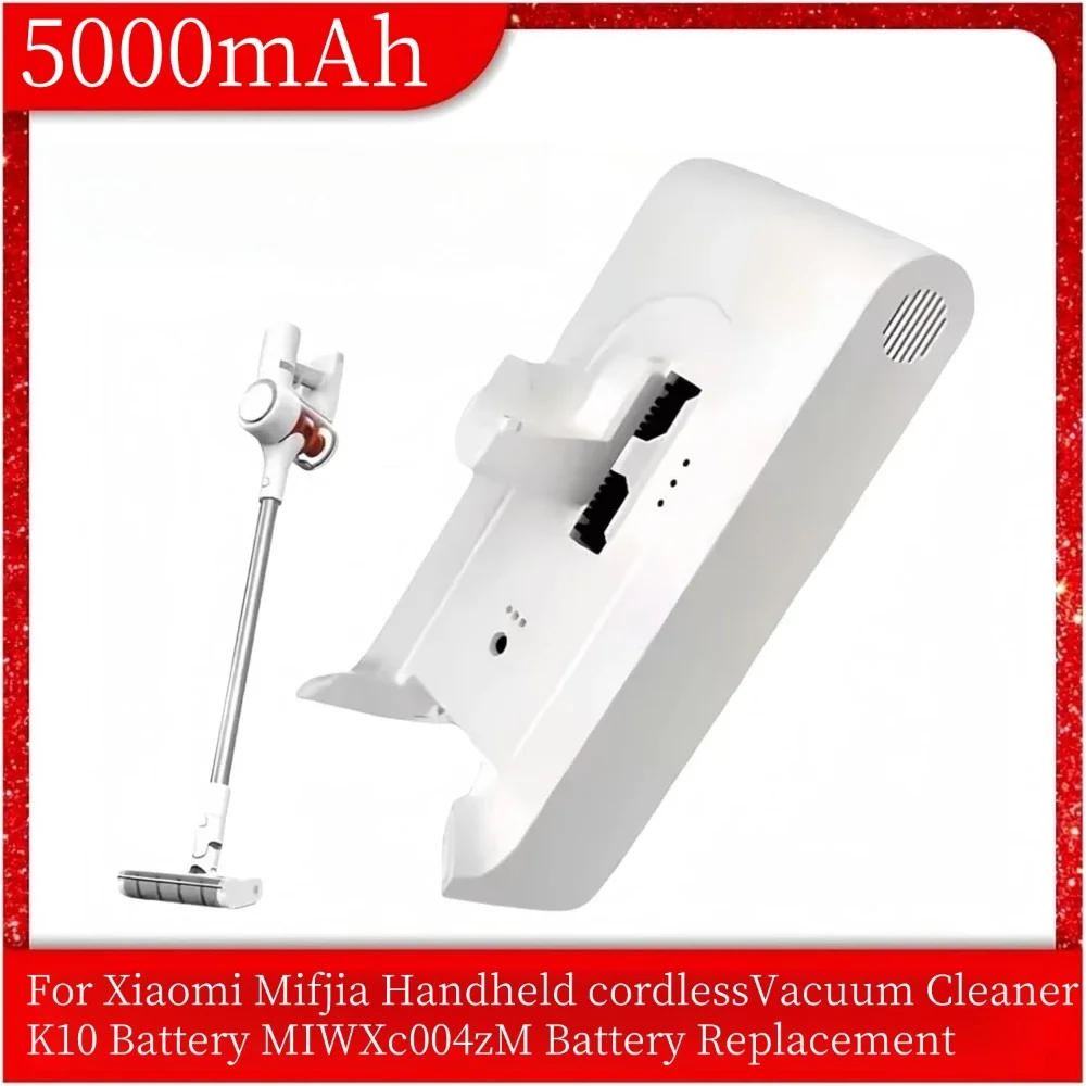 25.2V 5000mAh Battery for Xiaomi Mijia K10, Replacement for Handheld Wireless Vacuum Cleaner
25.2V 5000mAh Battery for Xiaomi Mijia K10, Replacement for Handheld Wireless Vacuum Cleaner