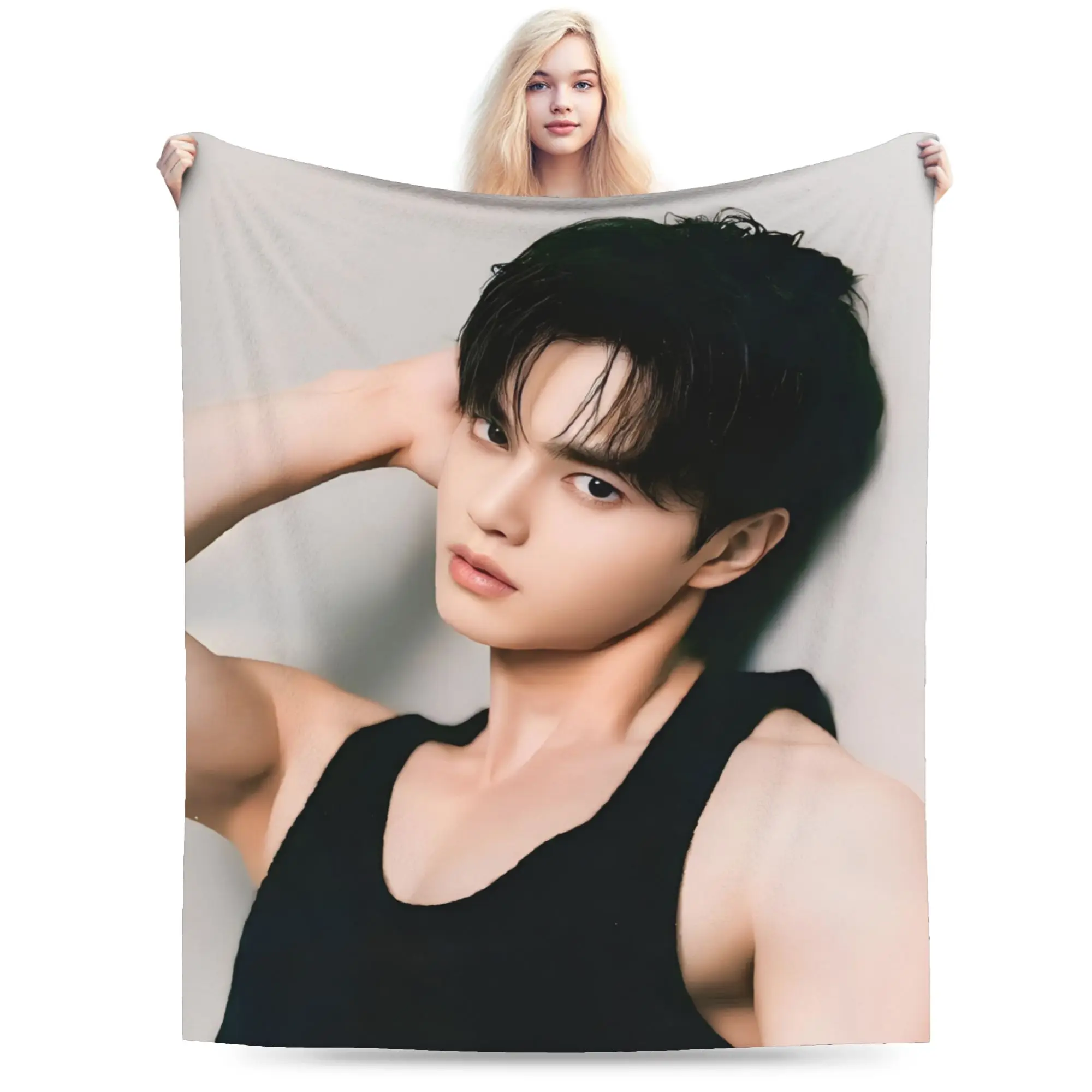 Warm Soft Blanket Decorative Song Kang Korean Pop Bedding Throws Flannel Bedspread For Outdoor Graphic Sofa Bed Cover
Warm Soft Blanket Decorative Song Kang Korean Pop Bedding Throws Flannel Bedspread For Outdoor Graphic Sofa Bed Cover