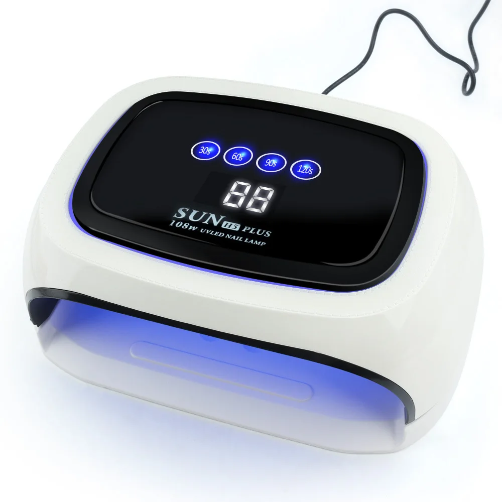 Wholesales SUN H5PLUS Nail Lamp 108W 42pcs LED Lamp Beads Infrared Sensing Large Screen Display
Wholesales SUN H5PLUS Nail Lamp 108W 42pcs LED Lamp Beads Infrared Sensing Large Screen Display