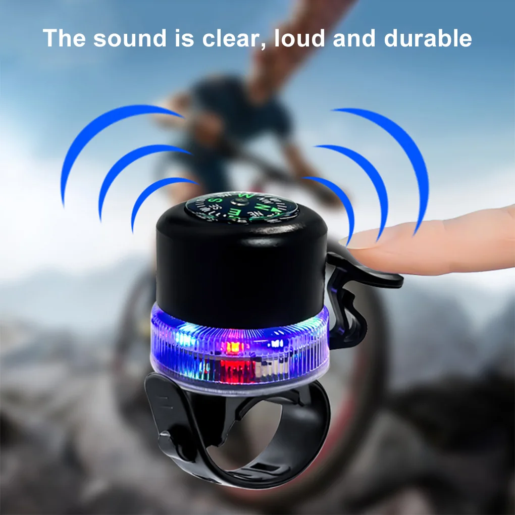 Bicycle With Lights And Colorful Bell Waterproof And Practical Bike Bell For Night Cycling Durable
Bicycle With Lights And Colorful Bell Waterproof And Practical Bike Bell For Night Cycling Durable