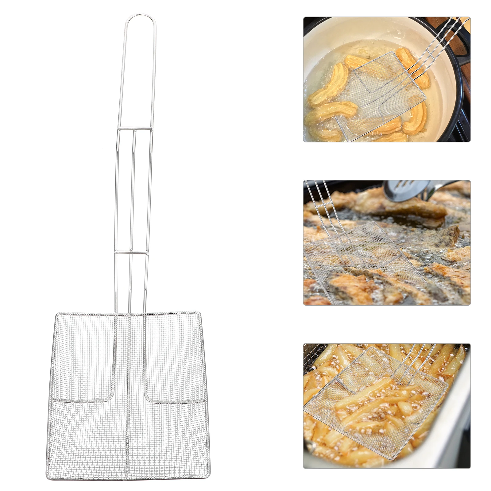 Stainless Steel Oil Residue Shovel Filter Practical Frying Creative Mesh Kitchen Tool Cookware Spoon Square
Stainless Steel Oil Residue Shovel Filter Practical Frying Creative Mesh Kitchen Tool Cookware Spoon Square