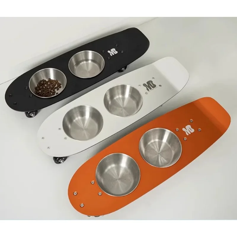 2026 New Design Luxury Thick Base Portable Stainless Steel Dog & Cat Indoor Water Food Feeder Bowl Wholesale Skateboard Pet Bowl
2026 New Design Luxury Thick Base Portable Stainless Steel Dog & Cat Indoor Water Food Feeder Bowl Wholesale Skateboard Pet Bowl