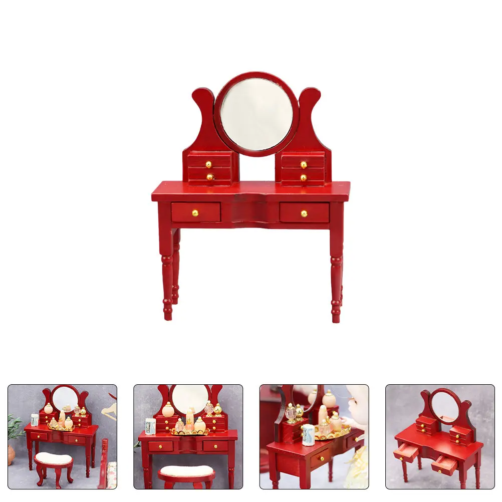 1Pcs Mini Dressing Table 1:12 Scale Wooden Dressing Table for Dollhouse Decor Home Decoration Accessories
1Pcs Mini Dressing Table 1:12 Scale Wooden Dressing Table for Dollhouse Decor Home Decoration Accessories