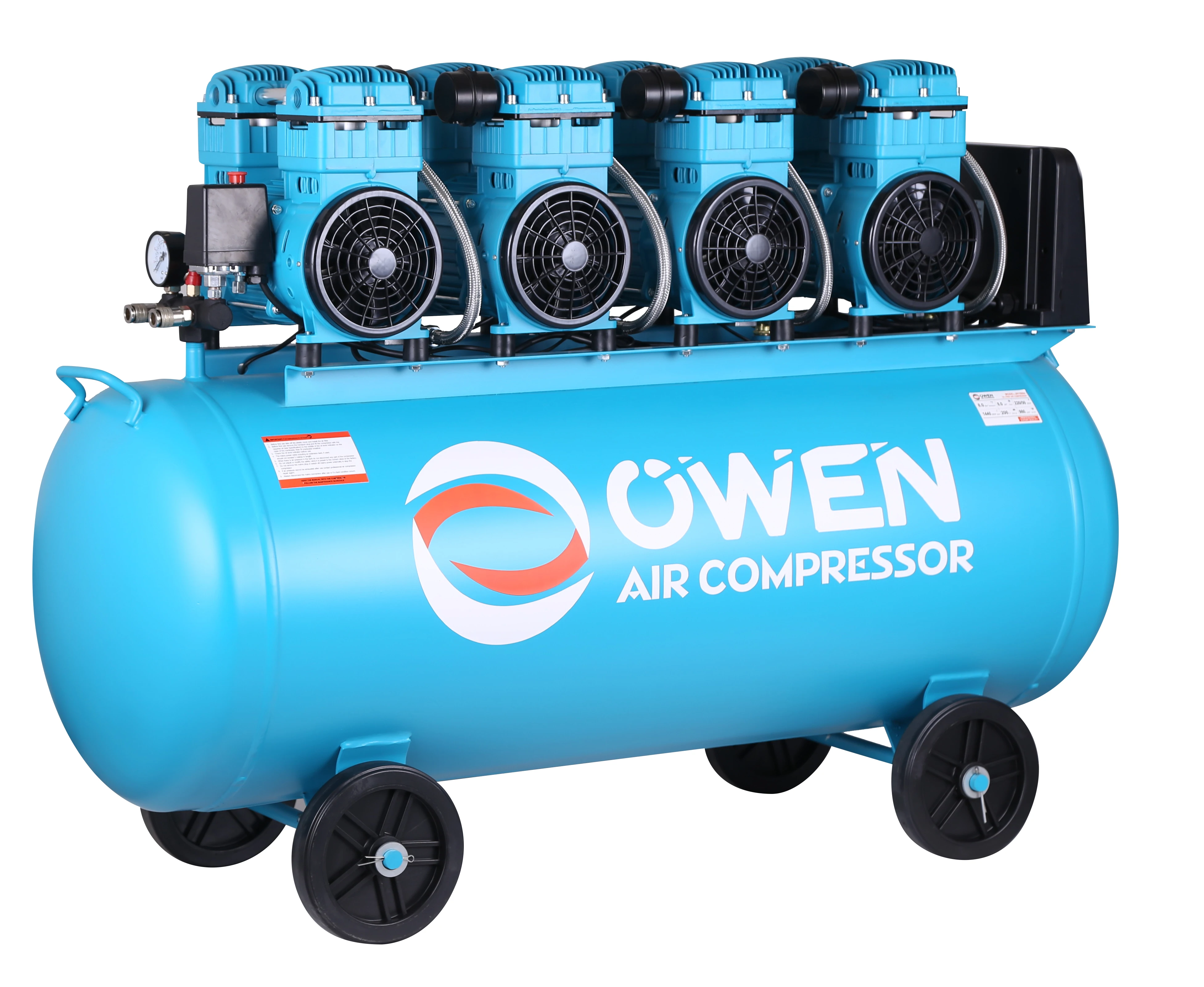 220V Four-Pole Silent Portable Air Compressor With 200L Tank JN1500*4W Oil-Free Screw 8 Bar Medical Use Lubricated By AC Power
220V Four-Pole Silent Portable Air Compressor With 200L Tank JN1500*4W Oil-Free Screw 8 Bar Medical Use Lubricated By AC Power