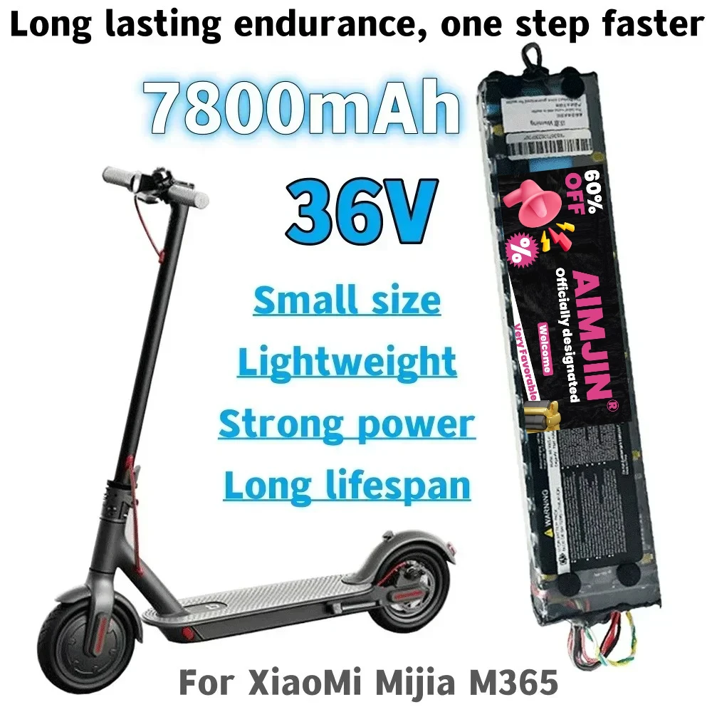 Best Seller 7.8Ah 36V 10S3P Battery for Xiaomi M365 Electric Scooter NE1003-H Cell Communication Interface Discharge Tail Light
Best Seller 7.8Ah 36V 10S3P Battery for Xiaomi M365 Electric Scooter NE1003-H Cell Communication Interface Discharge Tail Light