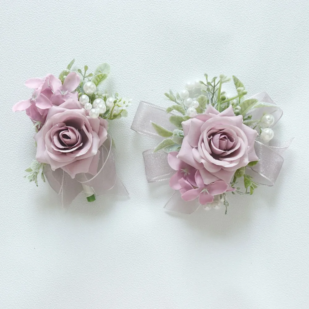 Pink Silk Rose Wedding Boutonniere Wrist Corsage Marriage Bridesmaid Bracelet Flowers Things for Wedding
Pink Silk Rose Wedding Boutonniere Wrist Corsage Marriage Bridesmaid Bracelet Flowers Things for Wedding