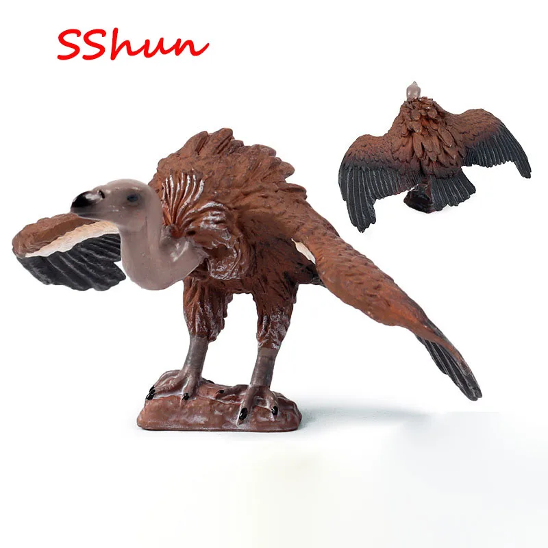 8*10*6CM Children's solid bird simulation ducation and cognitive animal model Wild animal vulture Dapeng bird plastic toy
8*10*6CM Children's solid bird simulation ducation and cognitive animal model Wild animal vulture Dapeng bird plastic toy