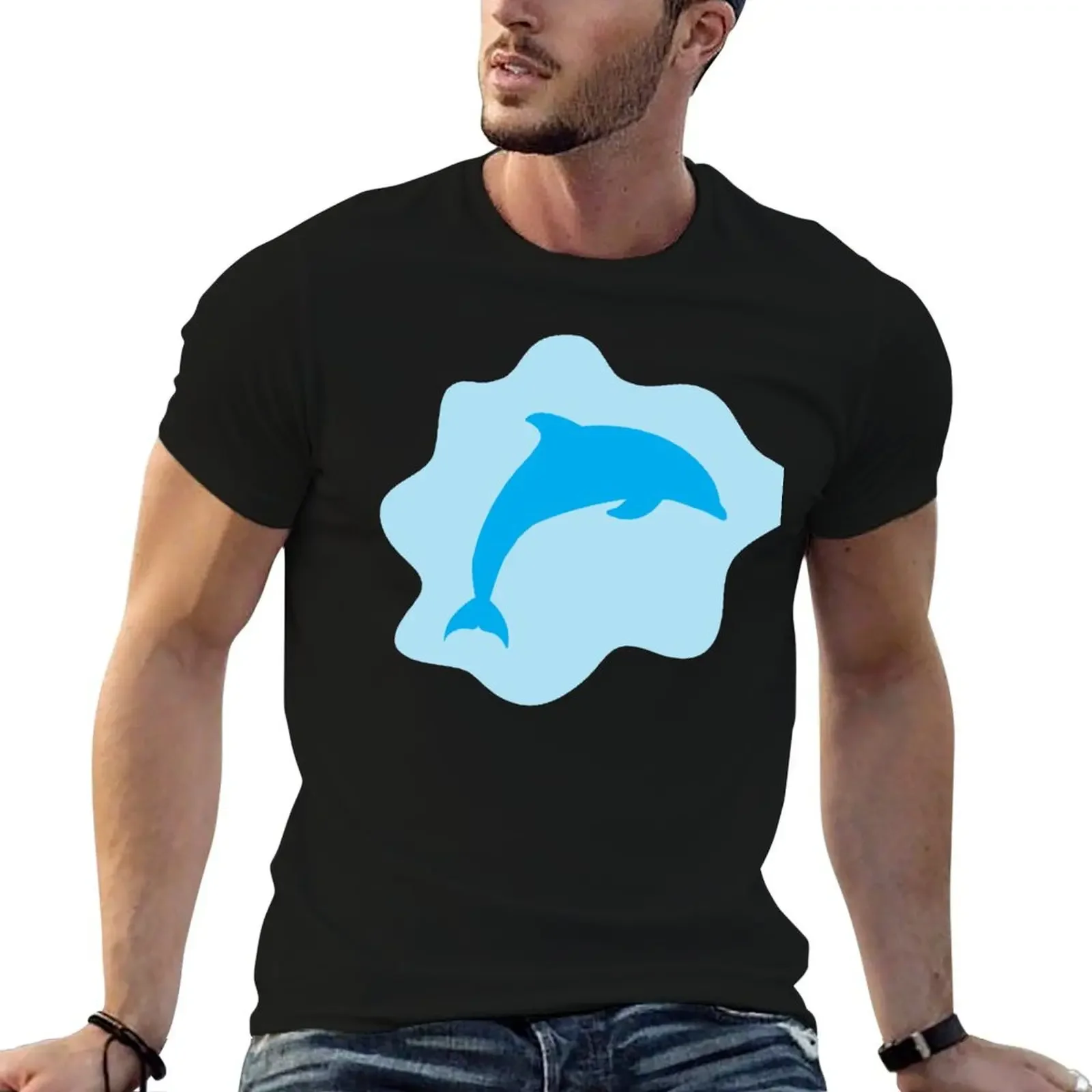 Jumping Dolphin T-Shirt cute tops boys animal print vintage t shirts T-shirts oversize men graphic t shirts
Jumping Dolphin T-Shirt cute tops boys animal print vintage t shirts T-shirts oversize men graphic t shirts