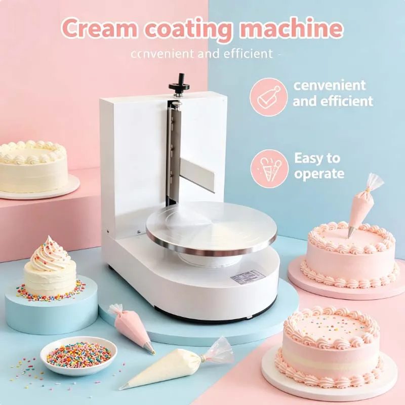 Birthday Cake Cream Spreading Machine Round Cake Cream Coating Filling Machine Pastry Cake Decorating Spreader
Birthday Cake Cream Spreading Machine Round Cake Cream Coating Filling Machine Pastry Cake Decorating Spreader