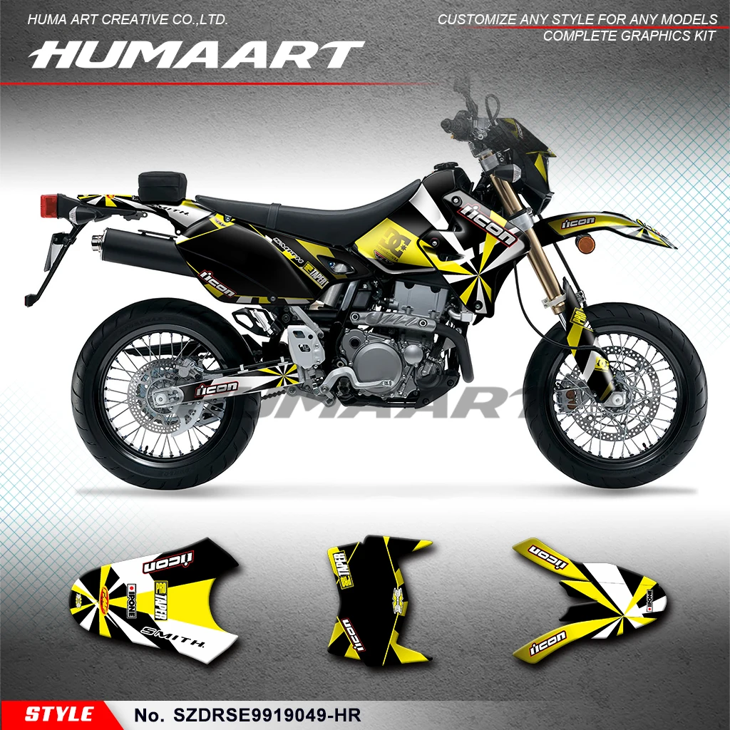 Графический комплект huпера, ламинированные наклейки для Suzuki DRZ400E DRZ400SM KLX400 R, SZDRSE9919049-HR
Графический комплект huпера, ламинированные наклейки для Suzuki DRZ400E DRZ400SM KLX400 R, SZDRSE9919049-HR