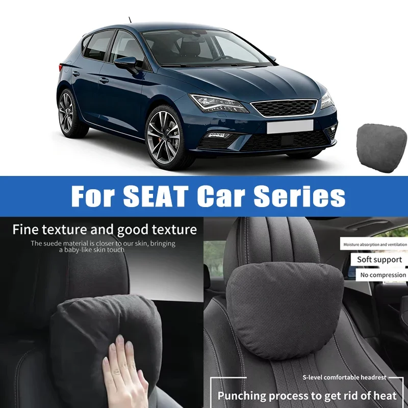 Top Quality Car Headrest Neck Support Seat Soft Neck Pillow Breathable For SEAT Ibiza Leon Arona Ateca Tarraco Toledo Mii
Top Quality Car Headrest Neck Support Seat Soft Neck Pillow Breathable For SEAT Ibiza Leon Arona Ateca Tarraco Toledo Mii