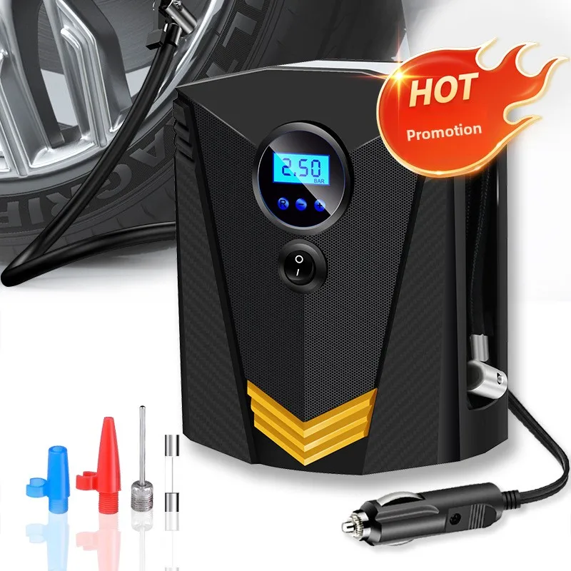 Portable Air Pump 12V 150PSI Car Tire Inflator Electric Digital Display Emergency Motorcycle Bike Ball Air Compressor LED Light
Portable Air Pump 12V 150PSI Car Tire Inflator Electric Digital Display Emergency Motorcycle Bike Ball Air Compressor LED Light