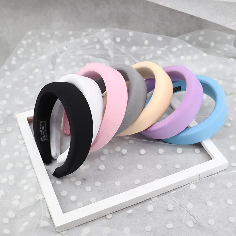 Padded Sponge Headbands For Women Fashion Solid Color Hair Bands Puffy Wide Side Hair Hoops Girls Headwear Hair Accessories
Padded Sponge Headbands For Women Fashion Solid Color Hair Bands Puffy Wide Side Hair Hoops Girls Headwear Hair Accessories