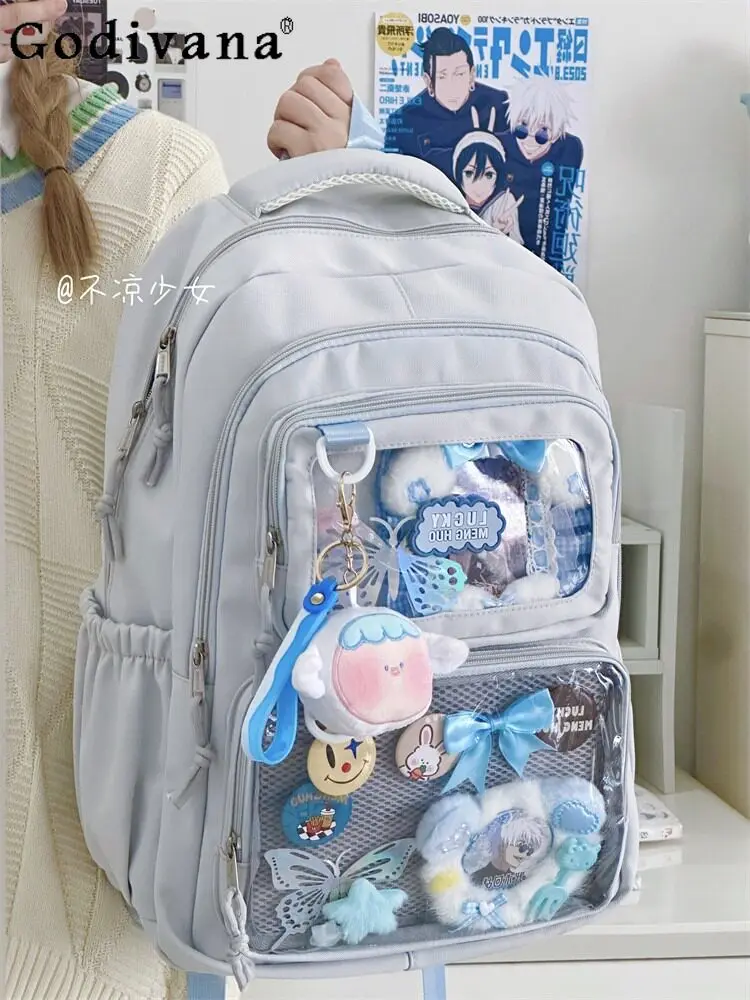 The Second-dimensional Yuan Japanese Original Itabag Student Campus Daily Commute Leisure Versatile Large-capacity Backpack
The Second-dimensional Yuan Japanese Original Itabag Student Campus Daily Commute Leisure Versatile Large-capacity Backpack