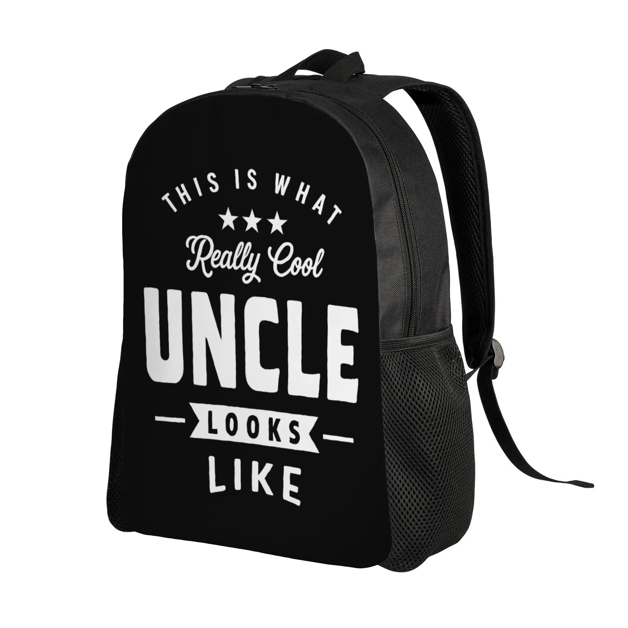 Uncle a Black and White Sign That Says, This Is What Really Cool Uncle Looks Like 1Pc Floral Design Large Capacity Backpack Nylon Adjustable Straps for Men Women Travel School Daily Use 2D Flat Men's Backpack, 2D Flat
Uncle a Black and White Sign That Says, This Is What Really Cool Uncle Looks Like 1Pc Floral Design Large Capacity Backpack Nylon Adjustable Straps for Men Women Travel School Daily Use 2D Flat Men's Backpack, 2D Flat