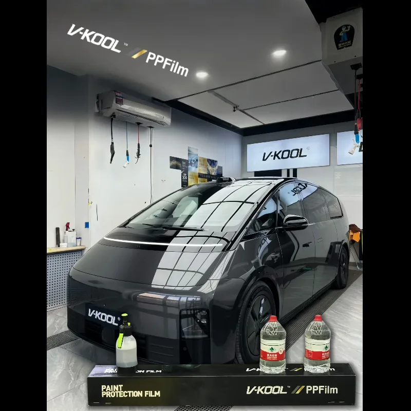 VKool 8.5mil Hydrophobic TPU PPF Gloss Paint Protection Film Transparency Self Healing Original Resists Rock Damage 10Y Warranty
VKool 8.5mil Hydrophobic TPU PPF Gloss Paint Protection Film Transparency Self Healing Original Resists Rock Damage 10Y Warranty