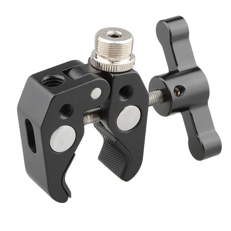Super Clamp Crab Claw Entrainment 1/4 to 5/8 Conversion Screw Camera Accessory (Black)
Super Clamp Crab Claw Entrainment 1/4 to 5/8 Conversion Screw Camera Accessory (Black)