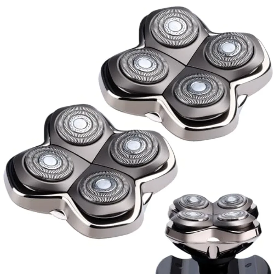 Pro 4 Shaver Replacement Heads Compatible with Skull Pitbulls Gold PRO, Silver PRO, Platinum PRO, Head Shavers, Electric Shaver
Pro 4 Shaver Replacement Heads Compatible with Skull Pitbulls Gold PRO, Silver PRO, Platinum PRO, Head Shavers, Electric Shaver