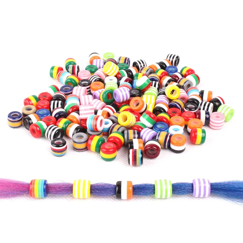 50pcs/bag Rainbow Color Short Dreadlock Beads and Hair Beads 6mm Hole for Hair Extension Accessories Loc Jewelry for Hair
50pcs/bag Rainbow Color Short Dreadlock Beads and Hair Beads 6mm Hole for Hair Extension Accessories Loc Jewelry for Hair