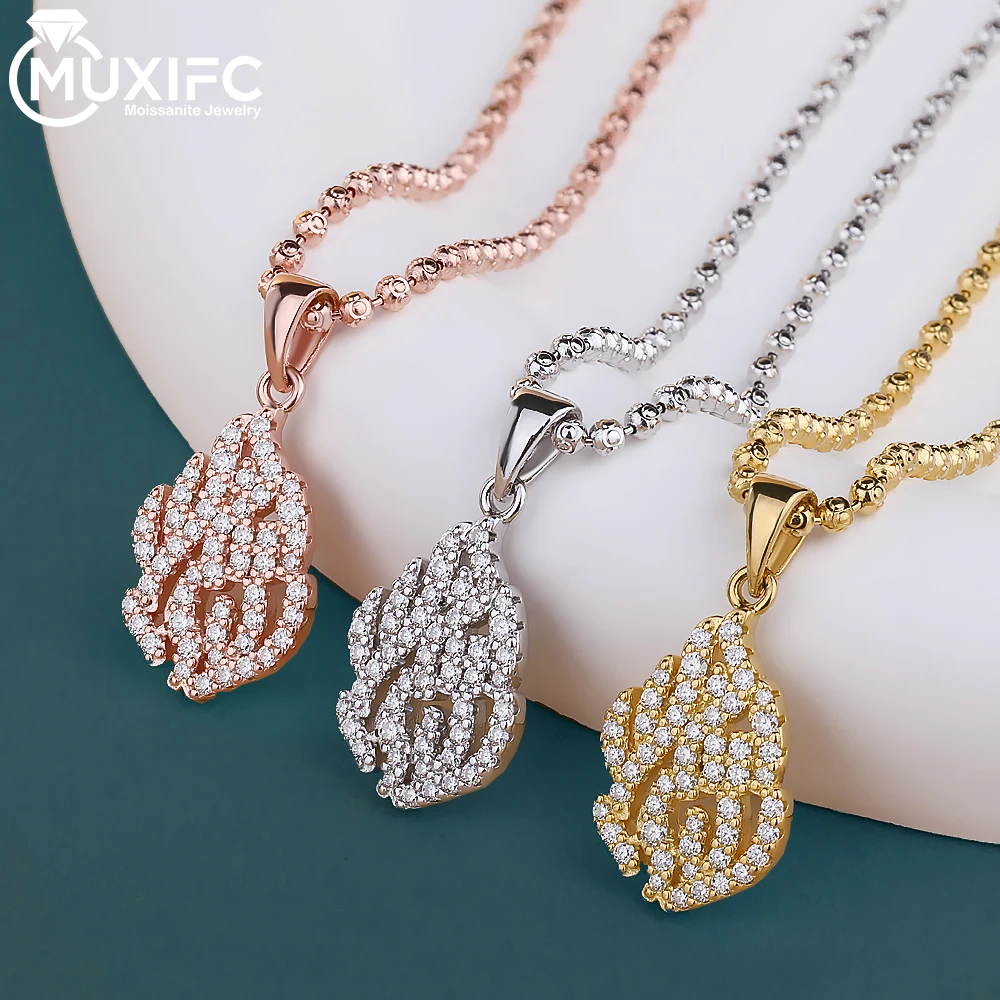 MUXIFC Sparkling Flame Full Moissanite Pendant Necklace For Women Men GRA Certified Lab Diamond Hip Hop 925 Silver Fine Jewelry
MUXIFC Sparkling Flame Full Moissanite Pendant Necklace For Women Men GRA Certified Lab Diamond Hip Hop 925 Silver Fine Jewelry