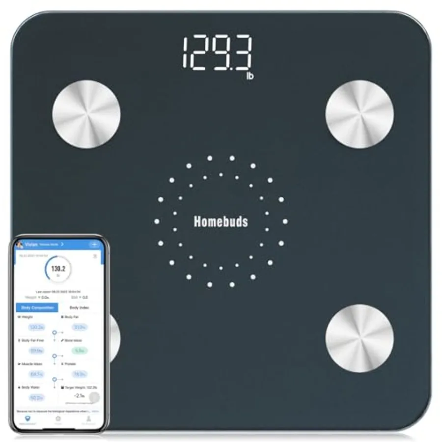Digital for Body Weight and Fat, Weighing Professional Since 2001, Body Composition Monitor for BMI Fat Water Muscle with App,
Digital for Body Weight and Fat, Weighing Professional Since 2001, Body Composition Monitor for BMI Fat Water Muscle with App,